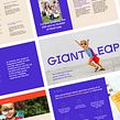 Pitch Deck for Giant Leap. Br, ing e Identidade, e Design projeto de Katya Kovalenko - 01.02.2020