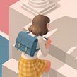 Annie Ernaux Book Covers. Un proyecto de Diseño editorial, Ilustración tradicional e Ilustración digital de Laura Wächter - 05.08.2020