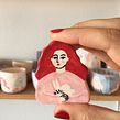 Prendedores. Cerâmica, Design, Design de produtos e Ilustração tradicional projeto de Pepa Espinoza - 11.08.2020