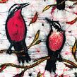 Aves de Chile en Batik. Textile D, eing, and Traditional illustration project by Ikaro Batik - 10.01.2020