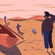 Editorial illustrations: Dagens Nyheter . Projekt z dziedziny Ilustracja c, frowa, Grafika ed, torska, Trad, c i jna ilustracja użytkownika Emma Hanquist - 30.08.2020
