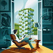 Robb Report Cover . Un projet de Illustration numérique, Illustration traditionnelle et Illustration vectorielle de Pietari Posti / Studio Posti - 01.09.2020