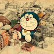 Lonely in Tokyo. Ilustração tradicional projeto de Óscar Lloréns - 14.09.2020