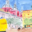 MADRID MOLA (Work in progress). Een project van 2D-animatie, Animatie, Traditionele illustratie y Schilderij van Marion Bretagne - 15.09.2020
