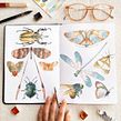 Insecta - estudo em aquarela (2019). Un projet de Illustration traditionnelle, Illustration à l'encre, Peinture , et Aquarelle de Franncine de Miranda (Estúdio Luares) - 17.06.2020