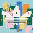 Adidas Originals. Un projet de Illustration traditionnelle , et Peinture de Marmota vs Milky - 27.01.2020