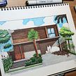 Modern Architecture Design. Un projet de Illustration architecturale, Architecture, Illustration botanique, Décoration, Design , Dessin, Design industriel, Architecture d'intérieur, Décoration d'intérieur, Design d'intérieur, Pa, sagisme, Carnet de croquis , et Esquisse  de Marcelo Marttins - 20.09.2020