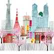 Cityscapes. Traditional illustration project by Stef Maden - 09.22.2020