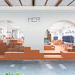 HER proyecto final: Introducción al retail design. Un projet de Architecture d'intérieur, Retail design, Design d'intérieur , et Décoration d'intérieur de Clap Studio - 29.09.2020