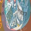 PICCOLO TEATRO MILANO. Architectural Illustration, Traditional illustration, and Poster Design project by Carlo Stanga - 09.30.2020