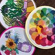 Nuevo estudio de color, y más plantas :). Embroider project by Coricrafts - 10.05.2020