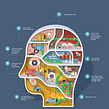 Inside a cat person's head. Un proyecto de 3D de Jing Zhang - 13.10.2020