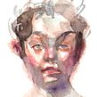 Portrait Watercolor. Watercolor Painting project by Caroline Passos - 10.13.2020