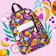Backpack design Ein Projekt aus dem Bereich Erweiterungsentwicklung, Traditionelle Illustration und Musterdesign von Ana Blooms - 15.10.2020