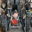 La mochila Roja. Premio a la Ilustración Latinoamericana 2016 (Proceso creativo). Een project van  Schetsen, Digitale tekening, Ontwerp van personages, Fotomontage, Traditionele illustratie, Digitale illustratie, Kinderillustratie y  Digitaal schilderij van Luis San Vicente - 15.06.2016