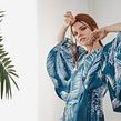 VESTIDO NATURA KIMONO MAXIMANGA TEXTURA . Un proyecto de Diseño y Diseño de moda de Natalia Londoño - 01.06.2018