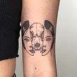 Tatuaje 02. Drawing, Digital Drawing, Tattoo Design, Traditional illustration, and Digital Illustration project by Diana Felix - 10.28.2020