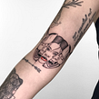 Tatuaje 08. Drawing, Artistic Drawing, Digital Drawing, Tattoo Design, Traditional illustration, and Digital Illustration project by Diana Felix - 10.28.2020