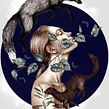 Faux Fur Illustration. Un progetto di Illustrazione digitale, Illustrazione tradizionale, Disegno a matita e Disegno di ritratti di Amy Pearson - 08.04.2021
