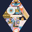 House Beautiful (Interior Designers). Un proyecto de Ilustración editorial, Ilustración tradicional, Ilustración digital e Ilustración vectorial de Owen Davey - 01.07.2020