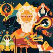 Mythopedia.com. Digital Illustration, Traditional illustration, and Vector Illustration project by Owen Davey - 03.11.2020