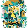 Wildlife From My Window. Een project van Digitale illustratie, Redactionele illustratie, Traditionele illustratie y Vectorillustratie van Owen Davey - 10.05.2020
