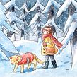 Snowy day . Un progetto di Illustrazione tradizionale e Pittura ad acquerello di Daniela López Marín - 17.06.2020