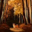 The Golden Forest . Projekt z dziedziny Trad, c, jna ilustracja, Ilustracja c i frowa użytkownika Daniela López Marín - 03.01.2019