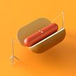 Chillin' Hot Dog. 3D, Animação 3D, Animação de personagens, Design de personagens 3D, e Modelagem 3D projeto de Paulo Filipe Souza - 01.10.2020