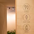Cuarto creciente Montessori School. Un proyecto de Br, ing e Identidad, Diseño gráfico, Pattern Design y Señalética de Raquel Marín Álvarez - 18.11.2020
