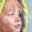 Retrato en acrílico y óleo de mi hijo. Ein Projekt aus dem Bereich Ölmalerei von Ale Casanova - 20.11.2020