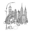 IMAGINE NEW YORK -Solo Show at Bonvini1909. Een project van  Architecturale illustratie,  Artistieke tekening, Traditionele illustratie y  Illustratie met inkt van Carlo Stanga - 20.11.2020