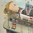 Bienal de Ilustración Latinoamericana. Een project van Digitale illustratie van Cristian Turdera - 03.12.2020