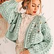 Cárdigan Amapola. Un proyecto de Tejido, Crochet y Diseño de moda de Alelí Deco Crochet - 14.12.2020