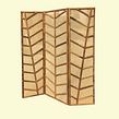 Biombo Musa Paradisiaca. Marcenaria, Design de interiores, Design e fabricação de móveis, e Design industrial projeto de Estudio Caribe - 22.05.2019