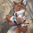 Foxes. Un proyecto de Diseño de personajes, Ilustración infantil, Ilustración tradicional y Pintura a la acuarela de Julie Mellan - 20.12.2020