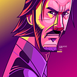 Six fanarts. Un progetto di Design, Design di poster  e Illustrazione tradizionale di Edgar Rozo - 24.12.2020