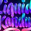 Liquid Kandy. Lettering 3D, Design, Lettering digital, H, Lettering, e Design de logotipo projeto de Eduardo Morgan - 08.01.2020