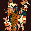 Temple. Fine Arts, Art Direction, Design, Editorial Illustration, and Traditional illustration project by Profe - 12.26.2020