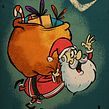 Santa is coming! . Drawing, Pencil Drawing, Digital Drawing, Character Design, Traditional illustration, Digital Illustration, and Children's Illustration project by Ed Vill - 01.05.2021