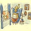 Hi, can i hear that story too?. Drawing, Pencil Drawing, Digital Drawing, Character Design, Traditional illustration, Digital Illustration, and Children's Illustration project by Ed Vill - 01.08.2021