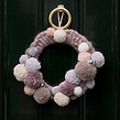 A Wintery Pompom Wreath. Arts, and Crafts project by Christine Leech - 01.09.2021