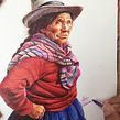 Dibujo de anciana campesina. Un projet de Beaux Arts, Dessin, Dessin artistique , et Dessin réaliste de Alonso Palomino - 08.02.2021