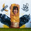 Mural Bjork hecho en la casa de Femigangsta, Buenos Aires Argentina. Realizado con aerosol y pintura a la tiza. Un projet de Art urbain, Dessin réaliste , et Peinture de Maximiliano Bagnasco - 11.02.2021