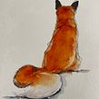 Loose watercolour fox. Watercolor Painting project by Sarah Stokes - 02.20.2021