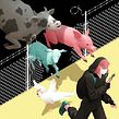 Cut the fences. Un progetto di Illustrazione tradizionale, Illustrazione digitale e Pittura digitale di Laura Wächter - 27.04.2020