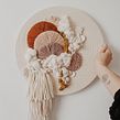 Tableaux Rond Multi-techniques. Un proyecto de Bordado y Tejido de Julie Robert - 02.03.2021