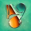 36 Days of Type – Seven. Un proyecto de Lettering digital de Aurelie Maron - 29.02.2020