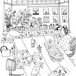 Adobe coloring page. Traditional illustration project by Sarah van Dongen - 05.30.2020