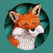 Paper Fox. . Projekt z dziedziny Projektowanie postaci, Grafika ed, torska, Ilustracja w i dawnicza użytkownika Diana Beltran Herrera - 20.03.2021